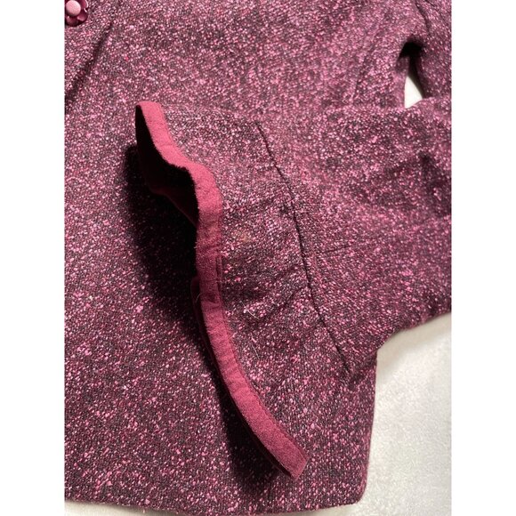 Anthropologie Blazer Jacket Womens Sz M Cottagecore Dainty Heritage Y2K Classic - Picture 9 of 13